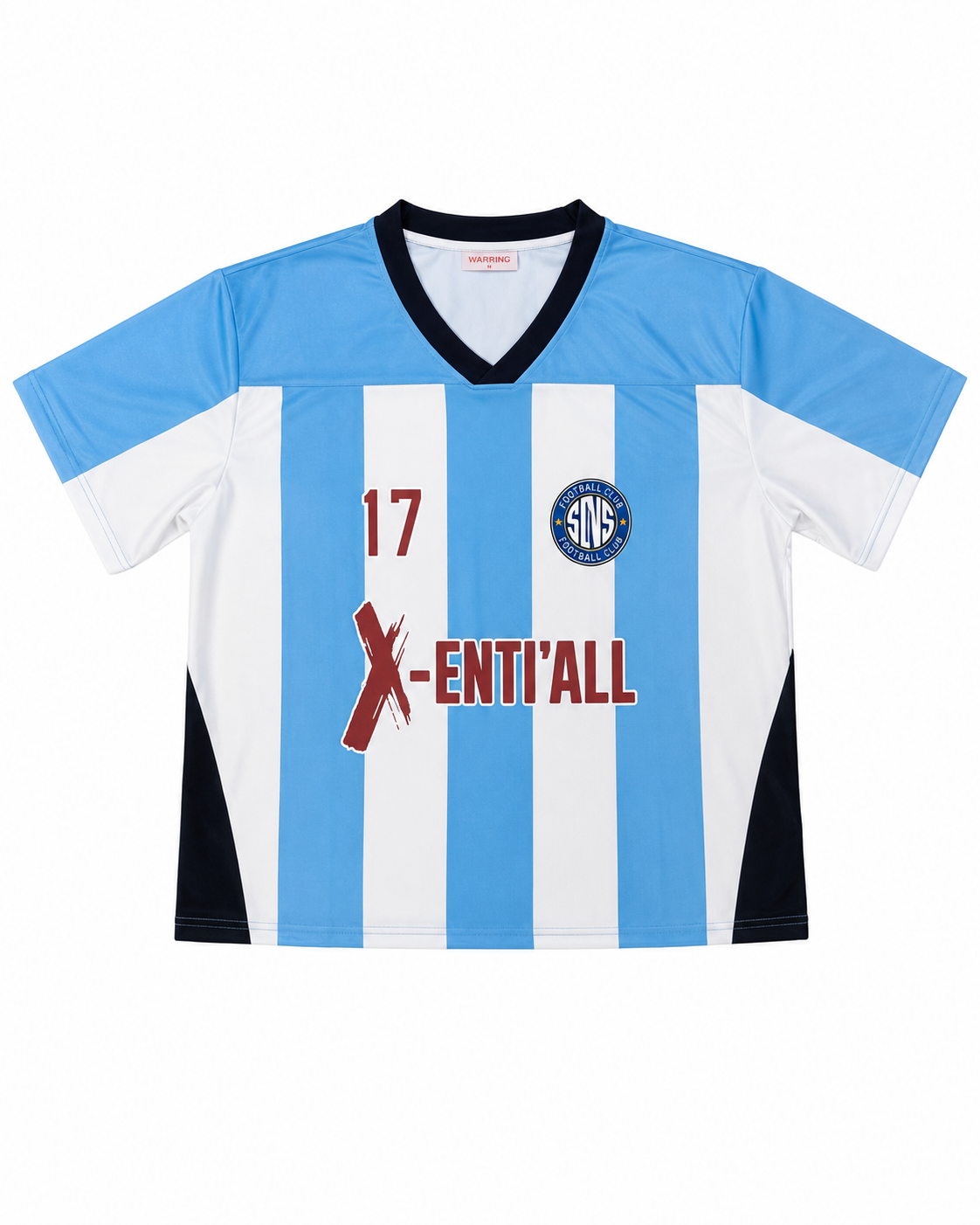 X-Enti'All Striped Football Jersey
