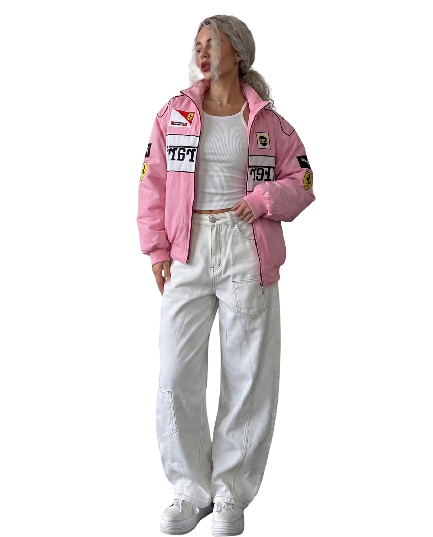Ferrari F1 Racing Bomber Jacket