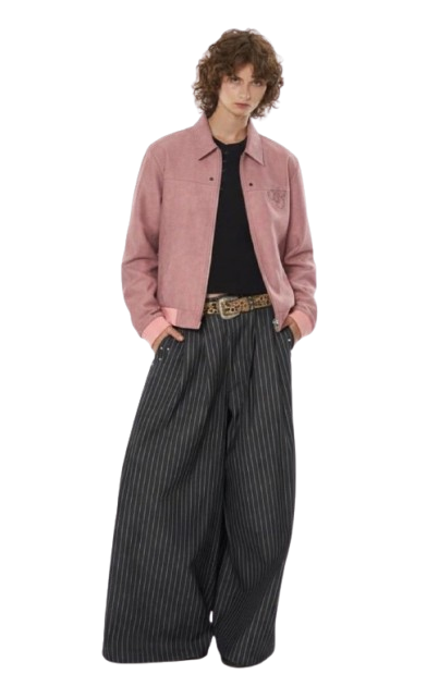 Dusty Pink Leather Jacket