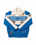 Oversized Retro black racing jacket