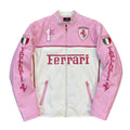 Pink Ferrari racing jacket
